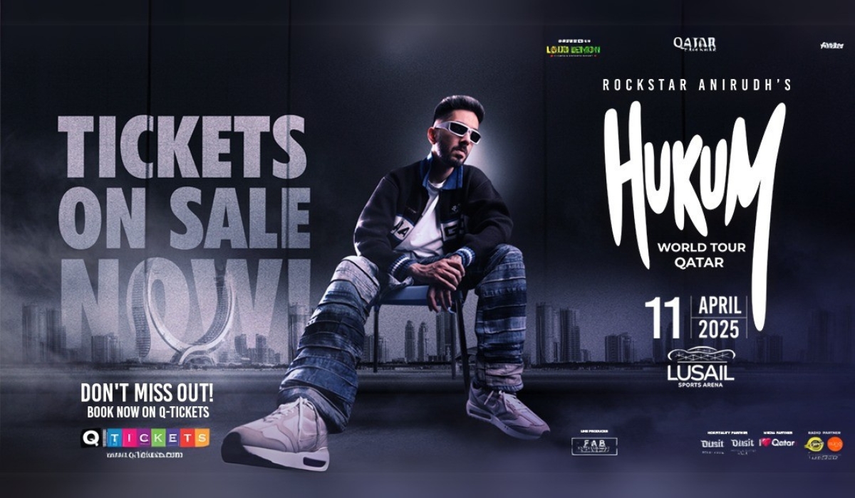 Anirudh’s Hukum Tour to Reach an Electrifying Climax in Doha